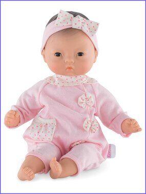 Corolle Huggable Baby Mila Asian Doll 12"-30cm New In Box
